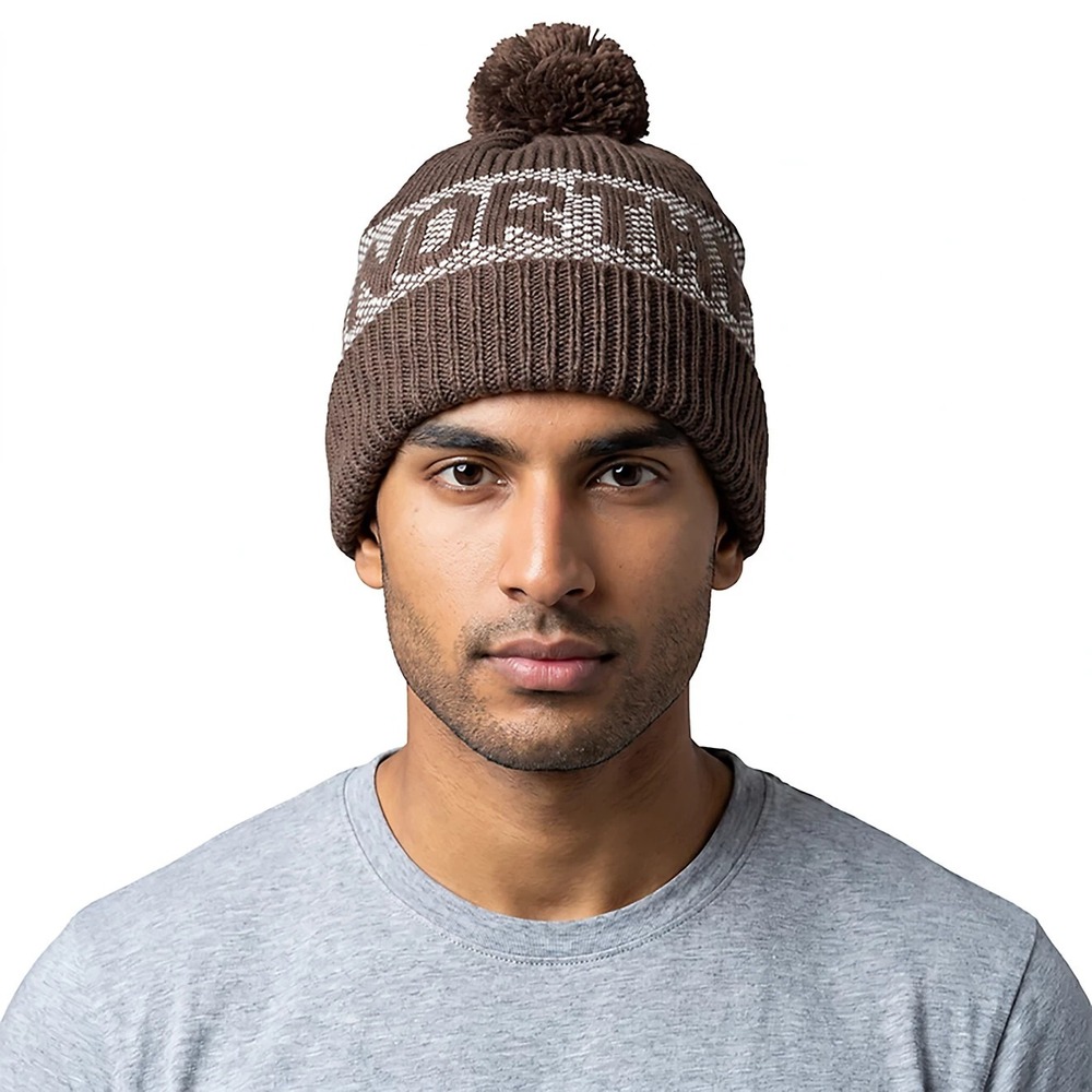 The North Face Men's/Women's Retro Cabin Beanie One Size Smoky Brown Knit Hat
